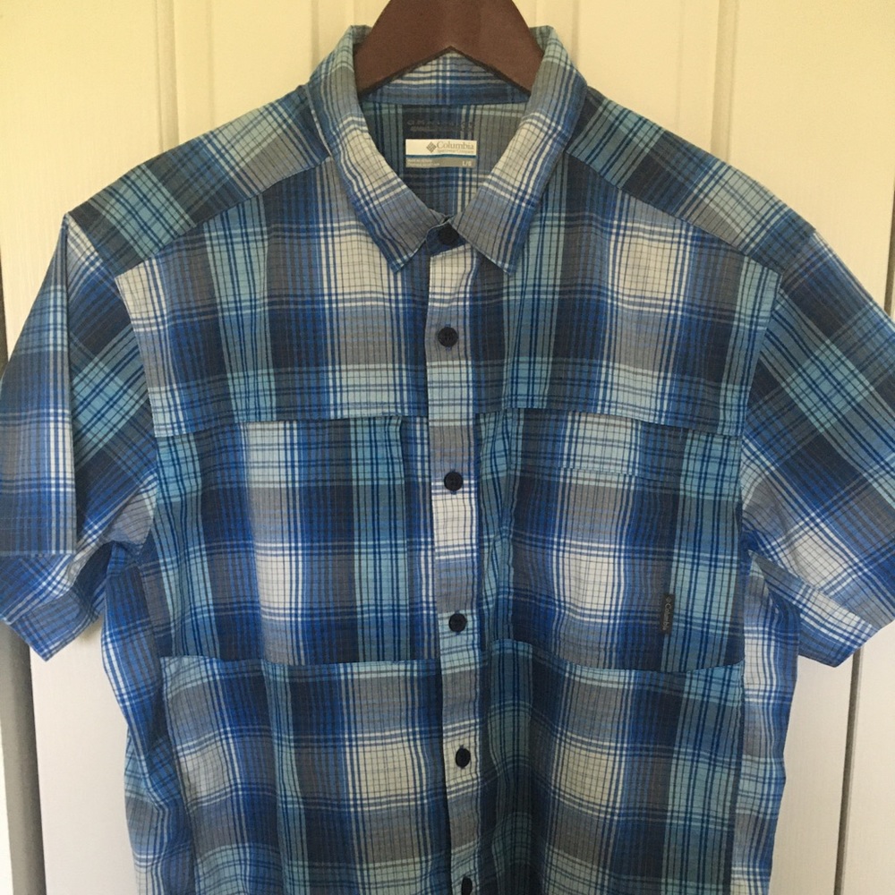 Columbia short sleeved shirt.